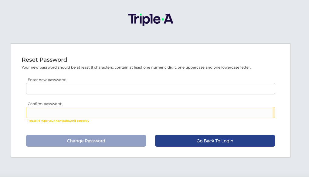 How can I set up my account with Triple-A?